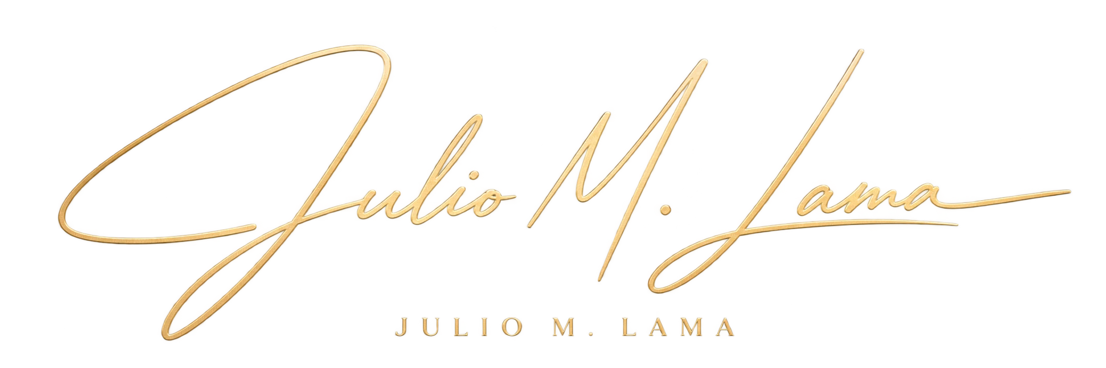 Firma de Julio M. Lama