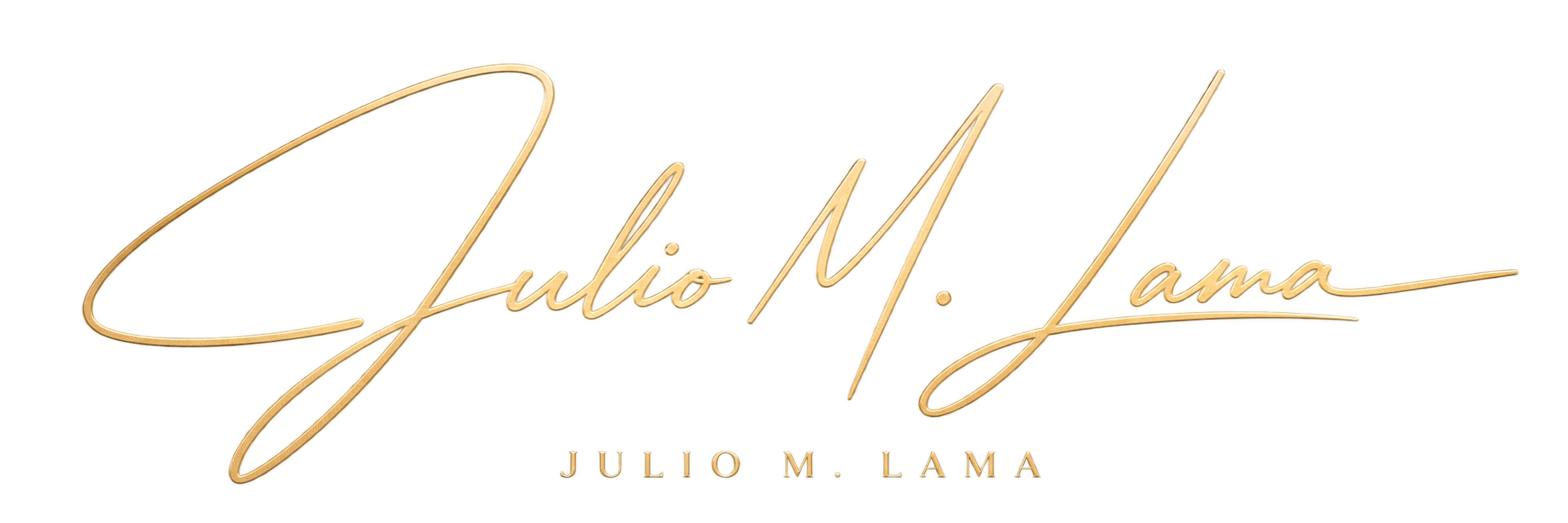 Firma — Julio M. Lama